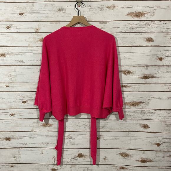 Anthropologie Akemi + Kin Tie Front Cardigan - Pink - One Size - Picture 8 of 8